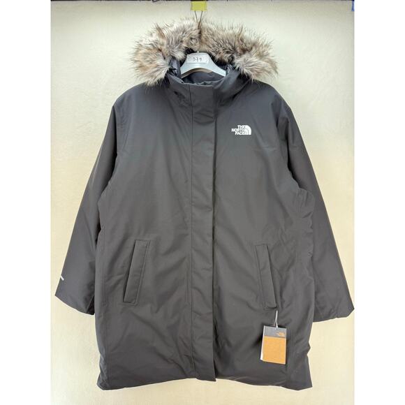 THE NORTH FACE WOMEN'S PLUS SIZE'S 2X ARCTIC PARKA HOODED DOWN JACKET - Picture 1 of 9